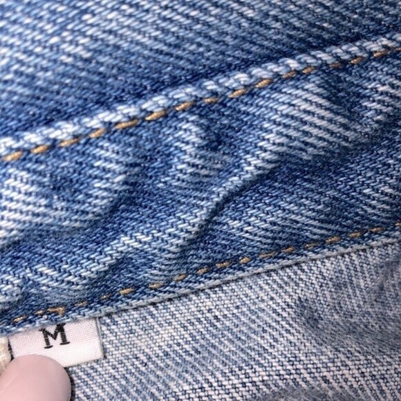 Vintage 70’s blue denim jean jacket size medium - Picture 7 of 12